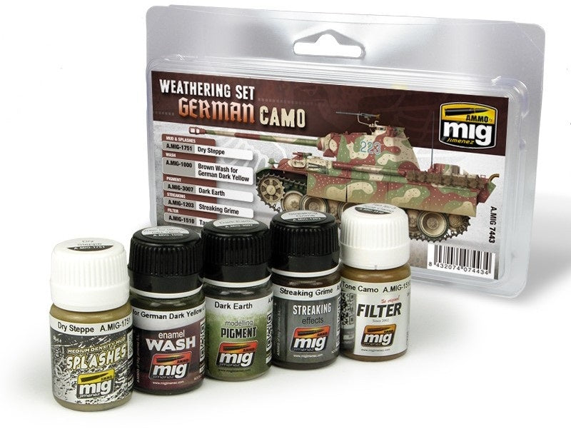 Mig Jimenez AMIG7443 German Camo Weathering Set