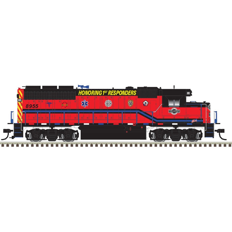 Atlas 10004037 HO Port Harbor Gold Series GP40 Diesel Loco w/DCC & Sound #8955