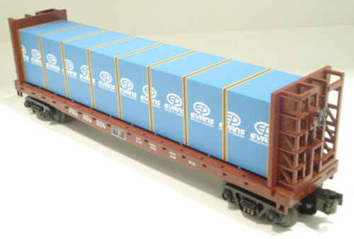 MTH 30-7007A Pennsylvania Flatcar with Bulkheads LN/Box