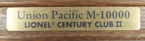 Lionel 6-24132 Traditional Mahogany Display Case for UP M-10000 MT/Box