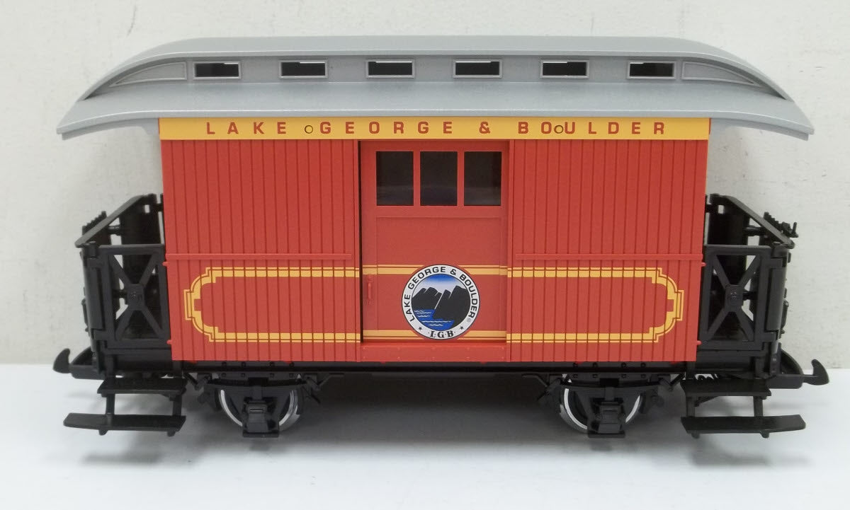 LGB 30040 G Scale Lake George and Boulder Red Baggage Car LN/Box