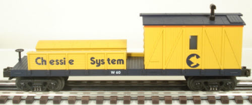 MTH 30-7953 O Gauge Chessie System Crane Tender Car LN/Box