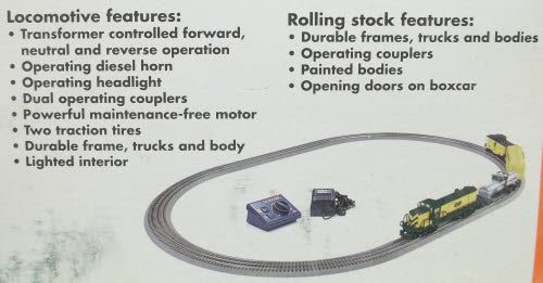 Lionel 6-31984 Midwest GP-7 O Gauge Diesel Freight Train Set LN/Box