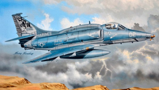 Hobby Boss Models 87256 1:72 Douglas A-4M Sky Hawk Attack Military Plane Kit
