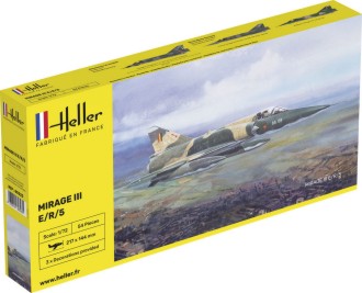 Heller 80323 1:72 Dassault Mirage III E/R/E Fighter Military Aircraft Plane Kit
