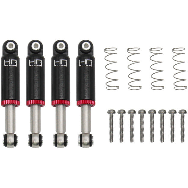 Hot Racing SXTF32TD02 Axial SCX24 32mm Black Internal Spring Air Shocks
