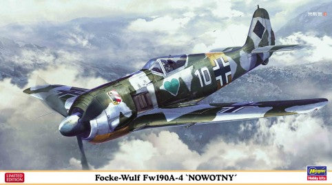 Hasegawa 07506 1:48 Focke Wulf Fw190A-4 Novotony Military Aircraft Plane Kit