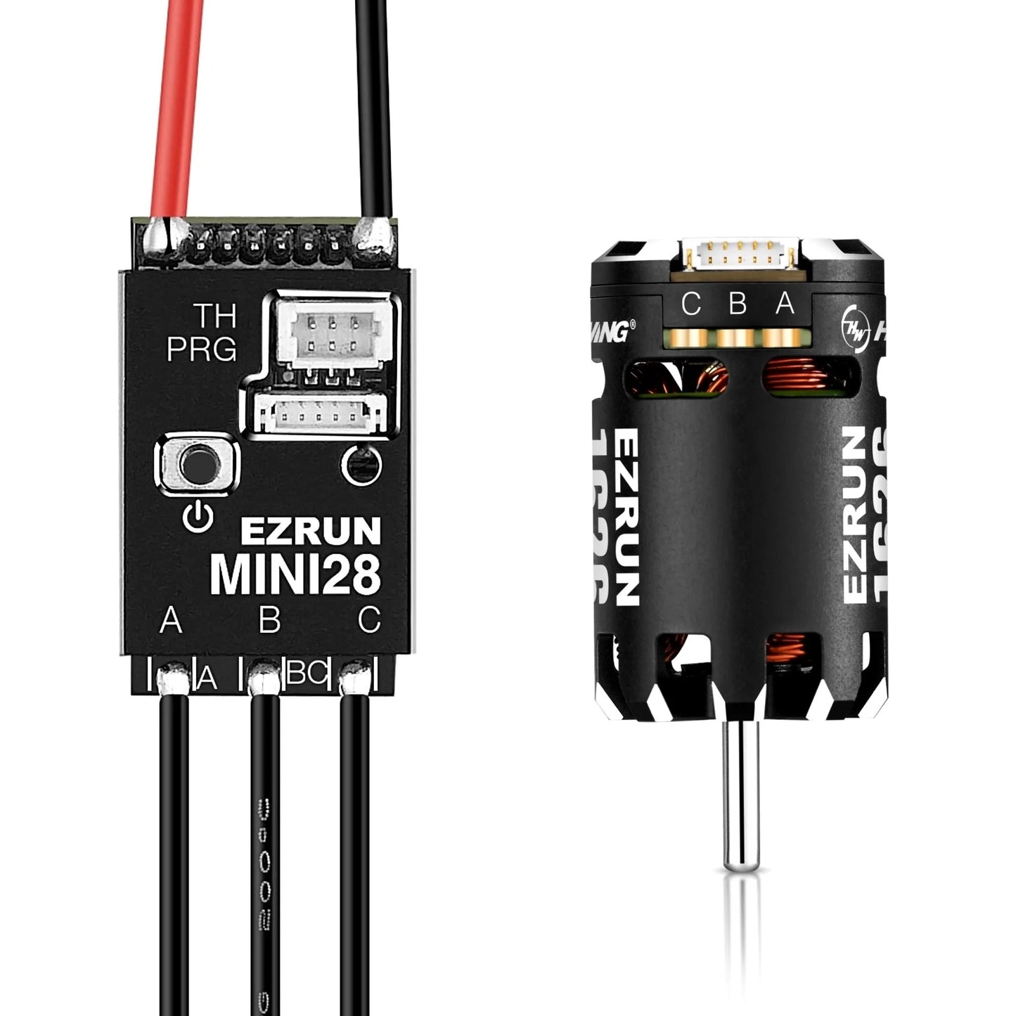 HobbyWing 38020367 1:28 EZRun Mini28 ESC & 5000Kv 1626 Brushless SD Motor Combo
