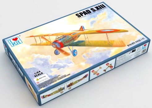 I Love 62401 1:24 Spad S.XIII Biplane Fighter Military Aircraft Plane Model Kit