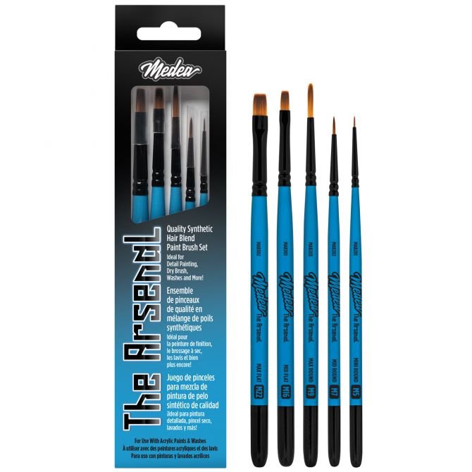 Iwata MAB101 The Arsenal Paint Brush Set