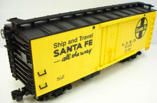 Lionel 8-87109 G Scale Santa Fe Reefer LN/Box