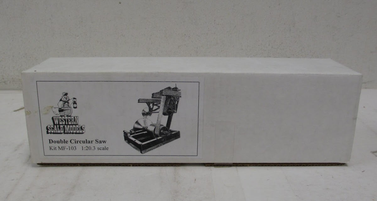 Western Scale Models MF-103 1:20.3 Scale Double Dircular Saw Kit