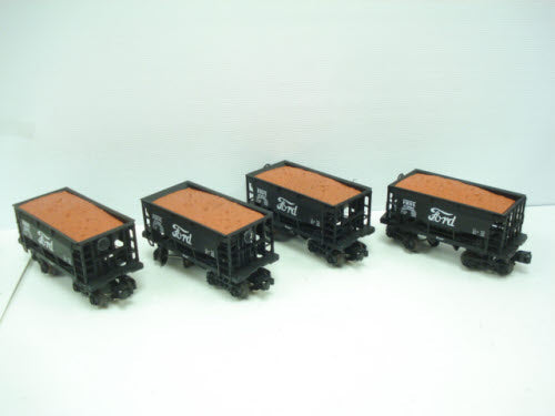 K-Line K6729A O Gauge Ford Ore Cars w/Load (Set of 4) MT/Box