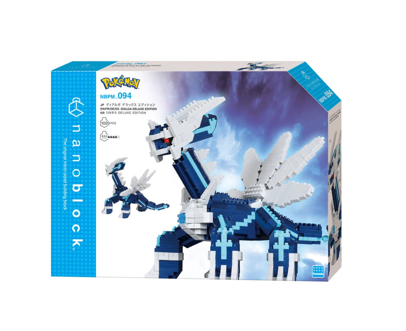 Nanoblock 22530 Pokemon Series Dialga DX Building Blocks