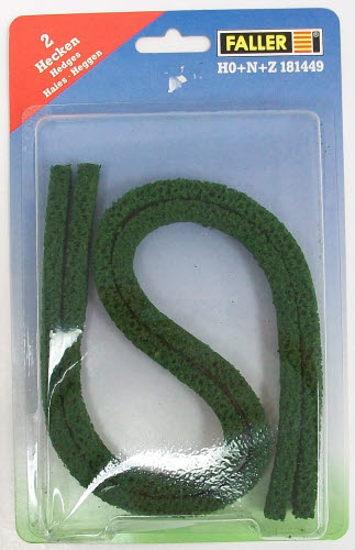 Faller 181449 HO / N / Z 19" Long Small Hedges (Pack of 2)