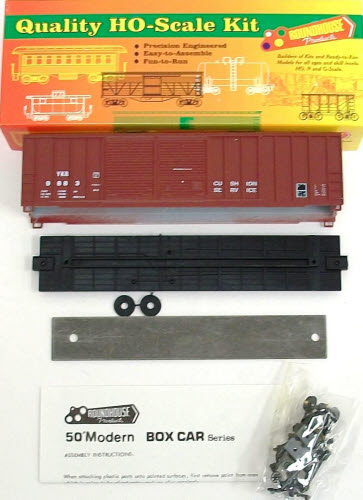 Roundhouse 03648 50' FMC Offset Boxcar Double Door Boxcar Yorkrail # 9883 Kit