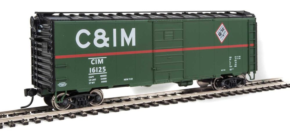 Walthers 910-1423 HO Chicago & Illinois Midland 40' PS-1 Boxcar RTR #16125