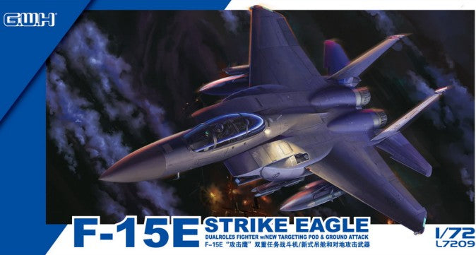 Lion Roar 7209 1:72 USAF F-15E Strike Eagle Dual-Role Fighter Military Plane Kit
