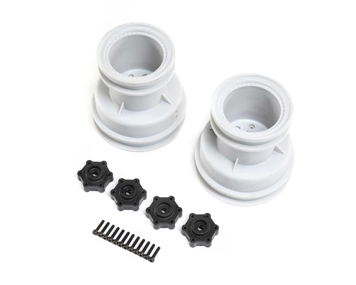 Losi 43033 LMT Silver MT Wheel (Pack of 2)