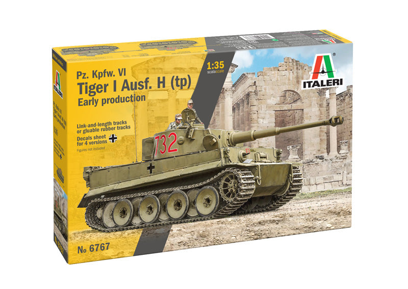 Italeri 6767 1:35 Pz. Kpfw VI Tiger I Ausf. H (tp) Tank Plastic Model Kit