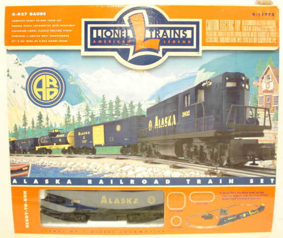 Lionel 6-11972 O Gauge Alaska Railroad GP-7 Diesel Train Set MT/Box