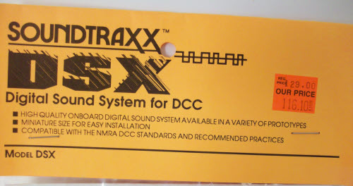 SoundTraxx DSX Onboard Digital Sound - Westside Shay
