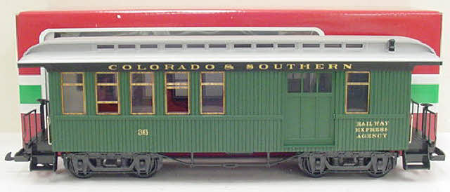 LGB 37810 G Scale Colorado & Southern Combination Car LN/Box