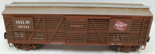 Lionel 6-52466 O Gauge Milwaukee C.M.St.P.&P. LRRC 40 Ton Stock Car #1052564 LN/Box
