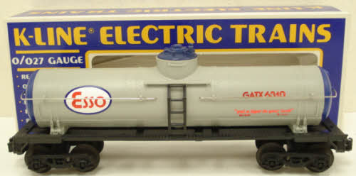 K-Line K6310 O Gauge Esso Single Dome Tank Car LN/Box
