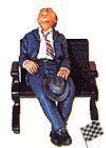 Aristo-Craft ART60065 G Scale Seated Sleeping Man Figure