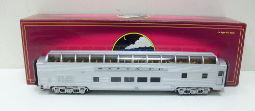 MTH 20-67087 O Gauge Santa Fe Full Length Vista Dome Passenger Car #552 EX/Box