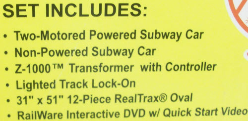 MTH 30-4122-1 Yankees RailKing Subway O Gauge Passenger Train Set w/PS2 MT/Box
