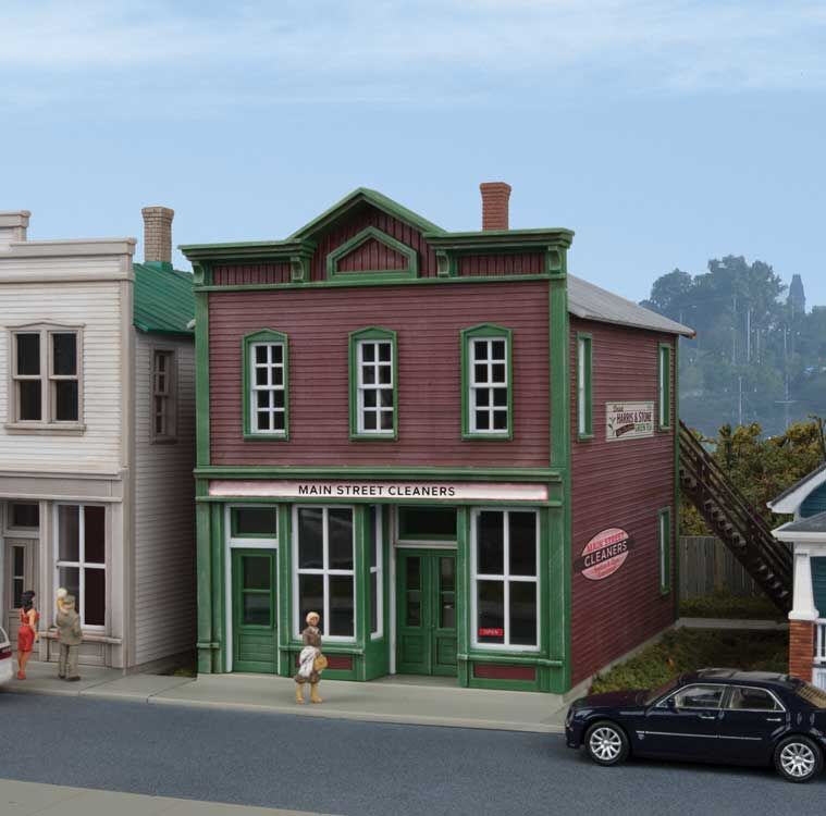 Walthers 933-3667 HO Main Street Cleaners Building Kit