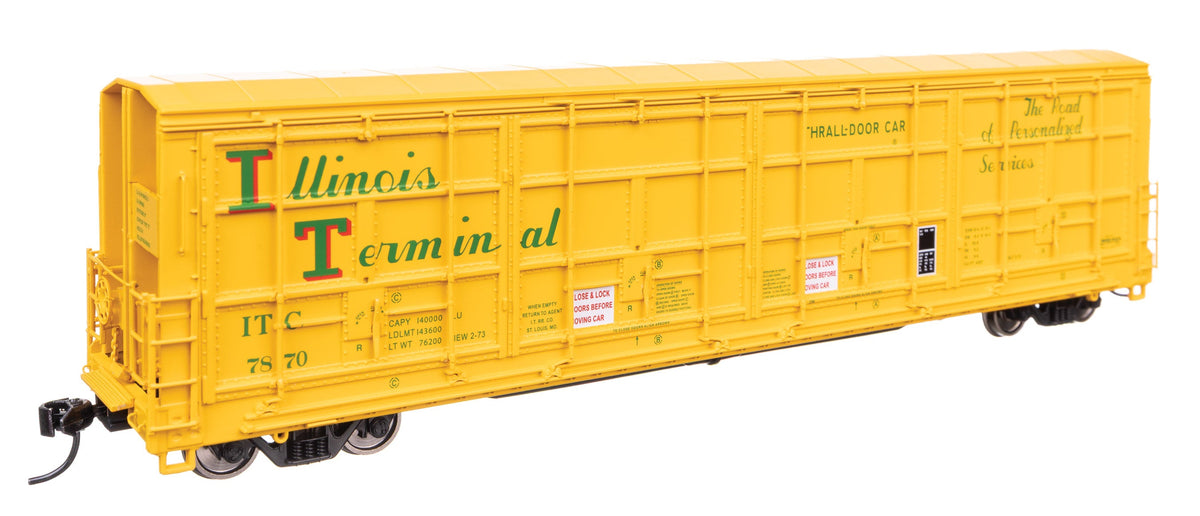 Walthers 920-101950 HO Illinois Terminal 56' Thrall All-Door Boxcar #7870