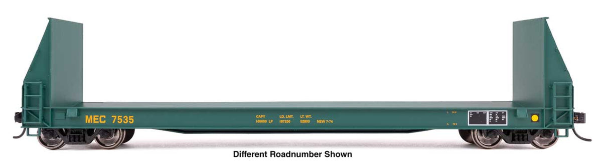 Walthers 920-104535 HO Maine Central 50' Sieco Pulpwood Flatcar #7550