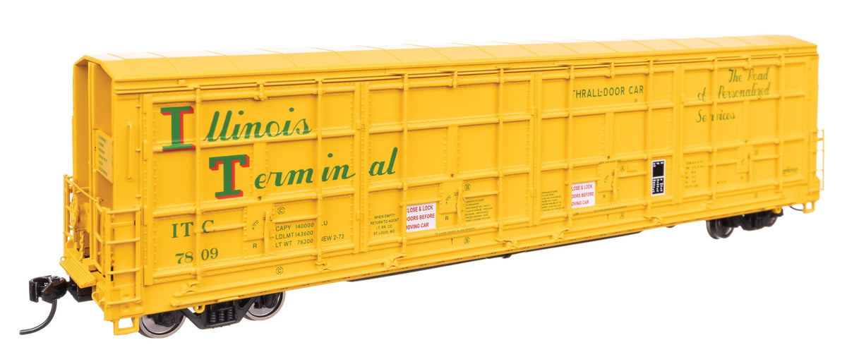 Walthers 920-101949 HO Illinois Terminal 56' Thrall All-Door Boxcar #7809