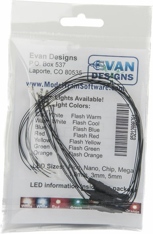 Evan Designs UM3 Red Mega Chip LED High Brightness SMD Style (Pack of 5)