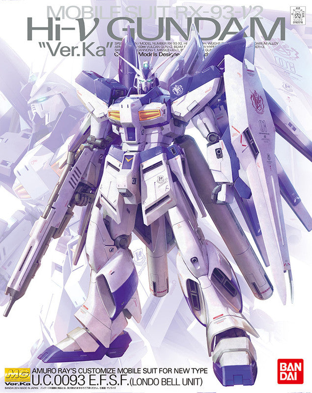 Bandai 2258270 Hi-Nu Gundam Ver Ka MG