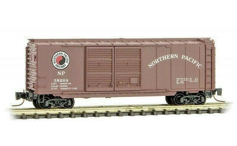 Micro-Trains 50100281 Z Northern Pacific 40' Standard Double Door Box Car #38268