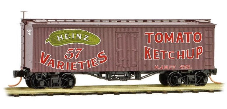 Micro-Trains 05800370 N HJ Heinz 36' Wood Sheathed Ice Reefer #456