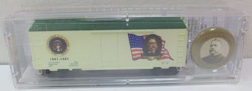 Micro-Trains 07400120 N Scale Chester A Arthur 40' Boxcar #1881-1885 w Ladders LN/Box