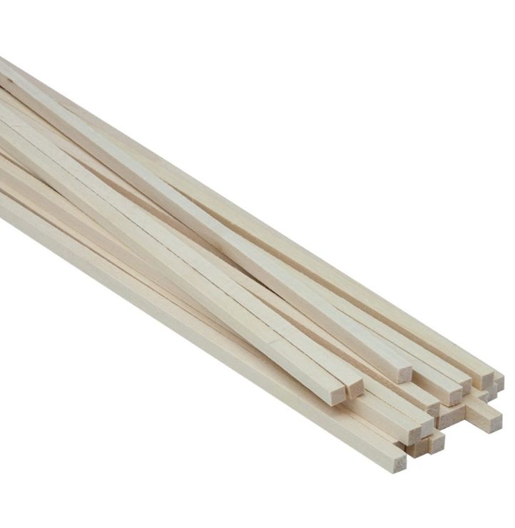 Midwest Products 4066 1/4 x 1/4 x 24" Basswood Strip