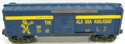K-Line K-6461 O Gauge Alaska Railroad Boxcar EX/Box