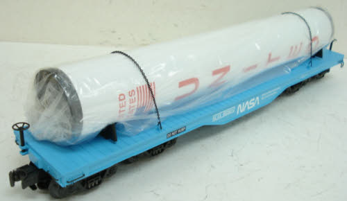 K-Line K693-8012 O Gauge NASA Flatcar with Rocket Load #6938012 LN/Box