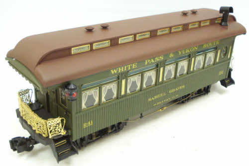 Aristo-Craft 31209 White Pass & Yukon Wooden Observation Car EX/Box