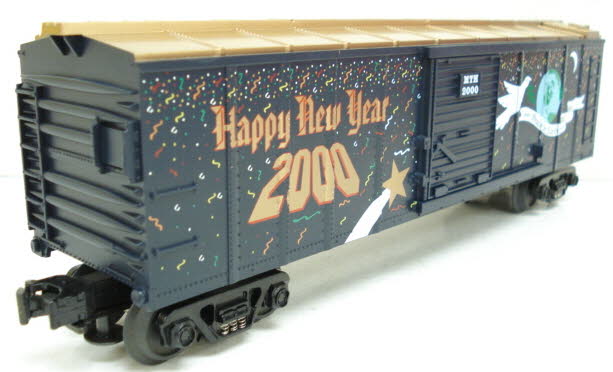 MTH 30-7460 O Gauge 2000 Happy New Year Boxcar LN/Box