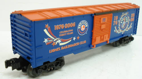 Lionel 6-29939 O Gauge 2006 Lionel Railroader‘s Club Anniversary Boxcar LN/Box