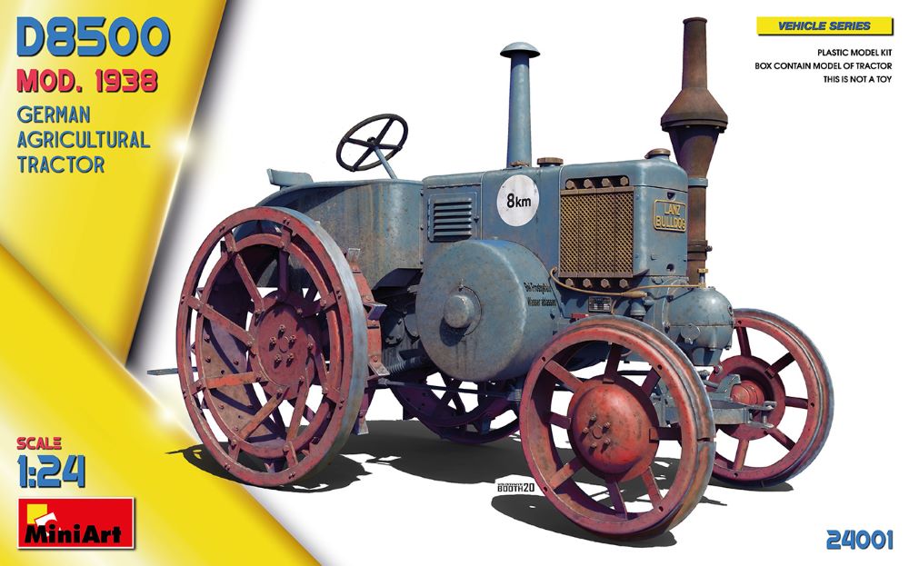 MiniArt 24001 1:24 German D8500 Mod 1938 Agricult