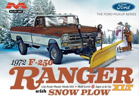 Moebius Models 2568 1:25 1972 Ford F250 Ranger XLT Pick-up Truck Model Kit