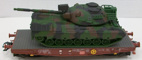 Marklin 48714 GFA Flatcar w/Leopard Tank LN/Box